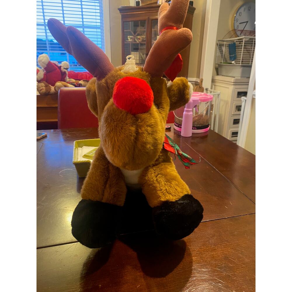 Fairview Christmas Reindeer Rudolph Plush Stuffed Animal Christmas super cute